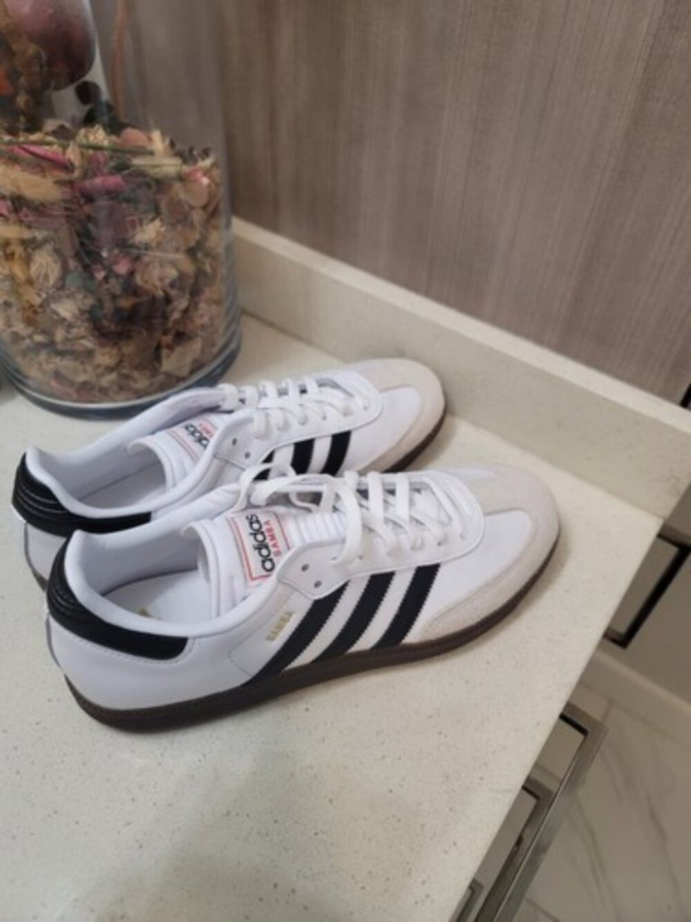 Adidas Samba Indoor White/Black Size 12 Men New - Picture 5 of 8